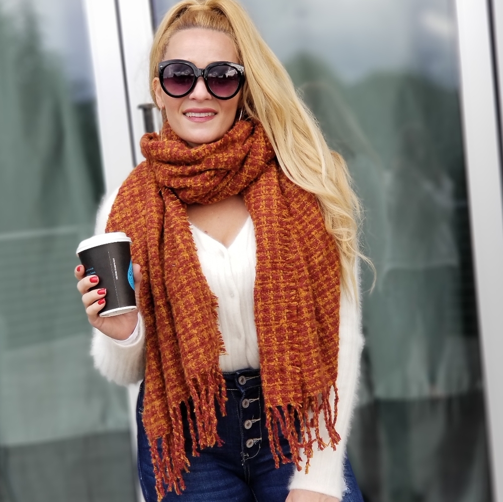 PUMPKIN SPICE Scarf - Picture 3 of 6